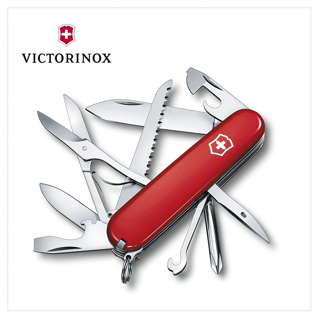 VICTORINOX 15用瑞士刀 1.4713 91mm / 紅