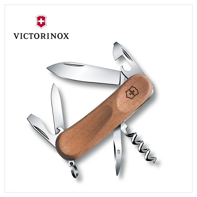 VICTORINOX 瑞士刀2.3801.63 Evolution Wood 10（原木）