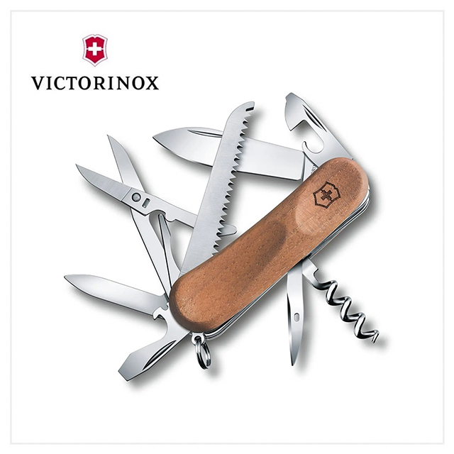 VICTORINOX 瑞士刀 2.3911.63 Evolution Wood 17（原木）