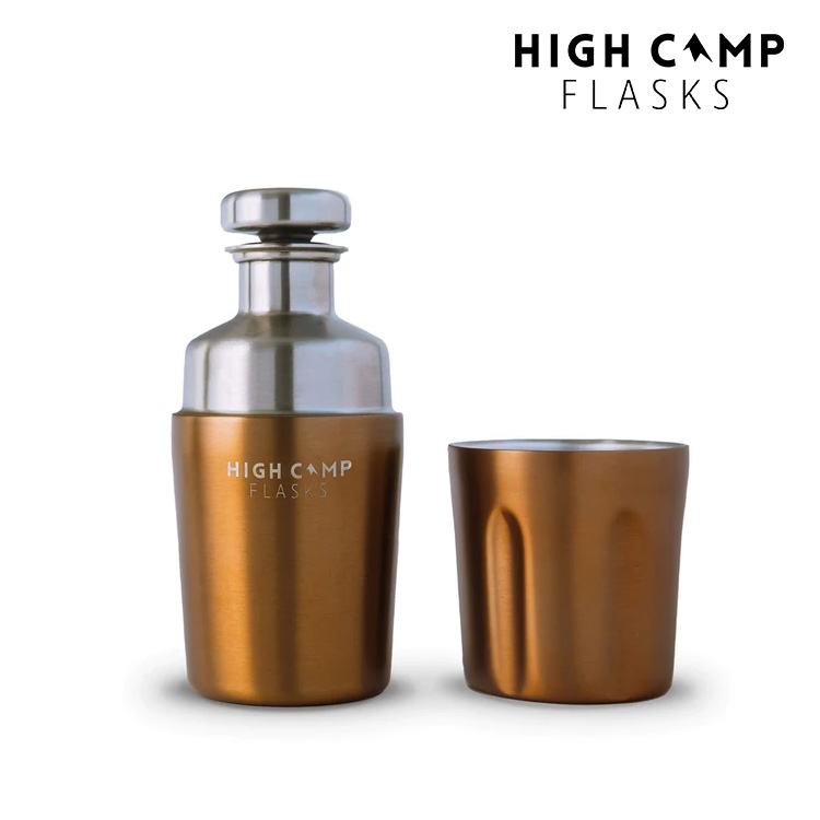 High Camp Flasks Firelight 375 Flask 酒瓶組 古銅色