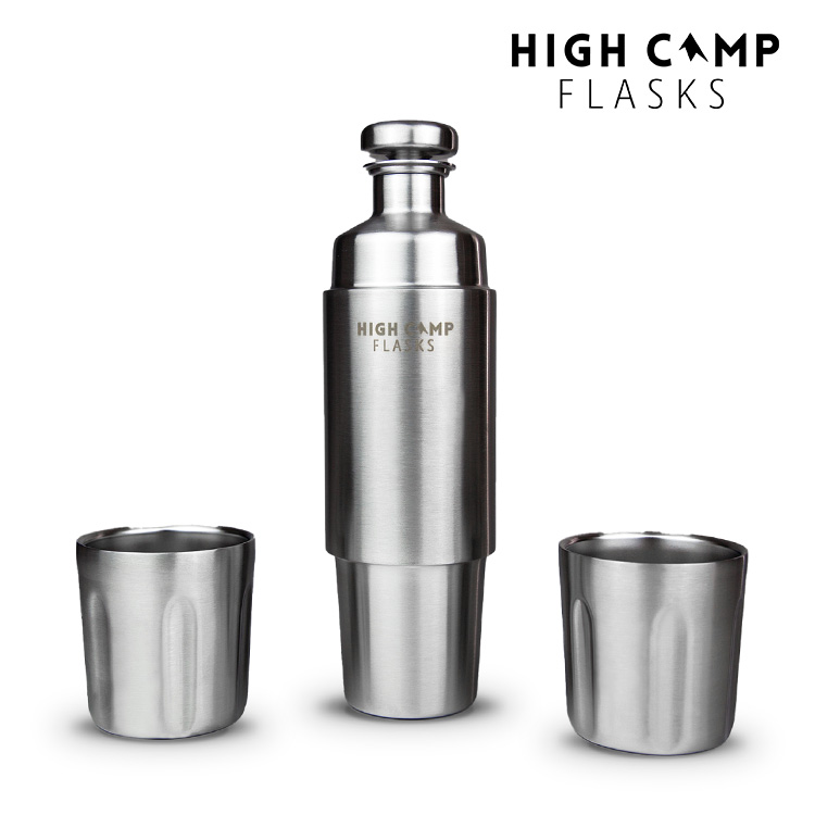 High Camp Flasks Firelight 750 Flask 酒瓶組 銀色