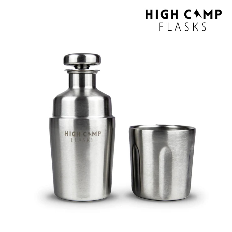 High Camp Flasks Firelight 375 Flask 酒瓶組 銀色