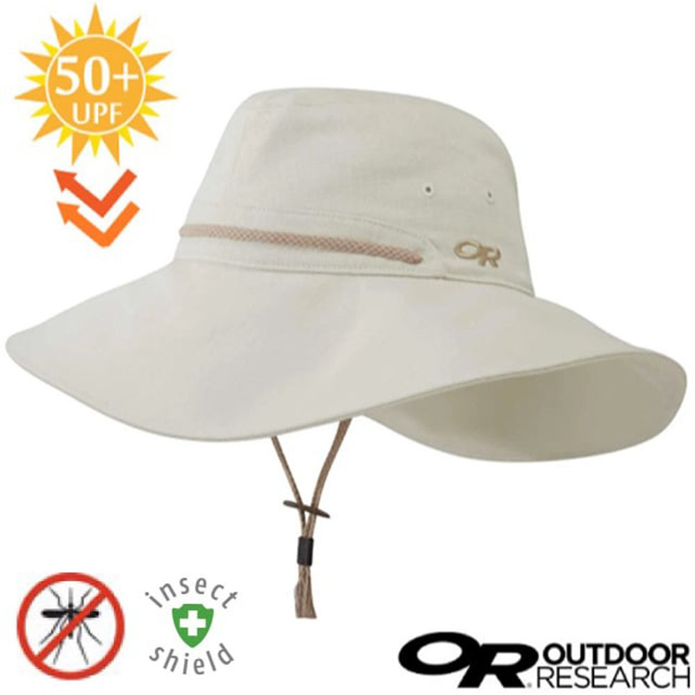 【美國 Outdoor Research】Mojave Sun Hat 輕量抗UV防蟲驅蚊大盤帽/264390-0910 沙色