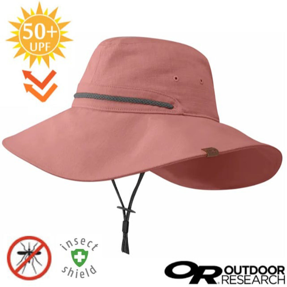 【美國 Outdoor Research】Mojave Sun Hat 輕量抗UV防蟲驅蚊大盤帽/264390-1945 石英粉