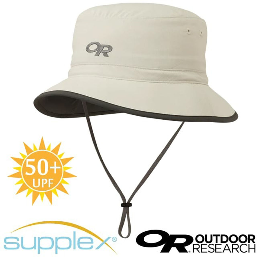 【美國 Outdoor Research】OR 超輕防曬抗UV透氣可調可收折中盤帽/243471-0917 沙色/深灰色