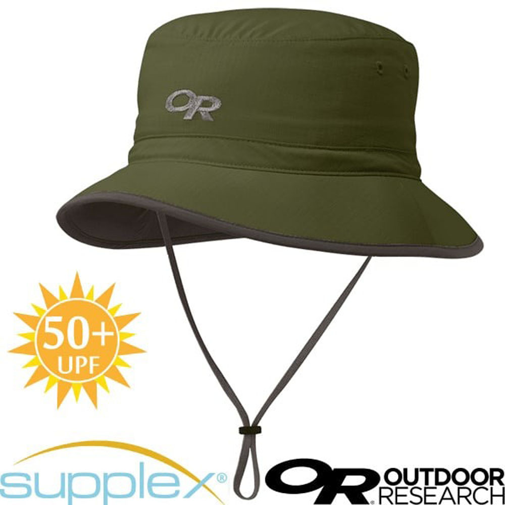 【美國 Outdoor Research】OR 超輕防曬抗UV透氣可調可收折中盤帽/243471-1943 橄欖綠