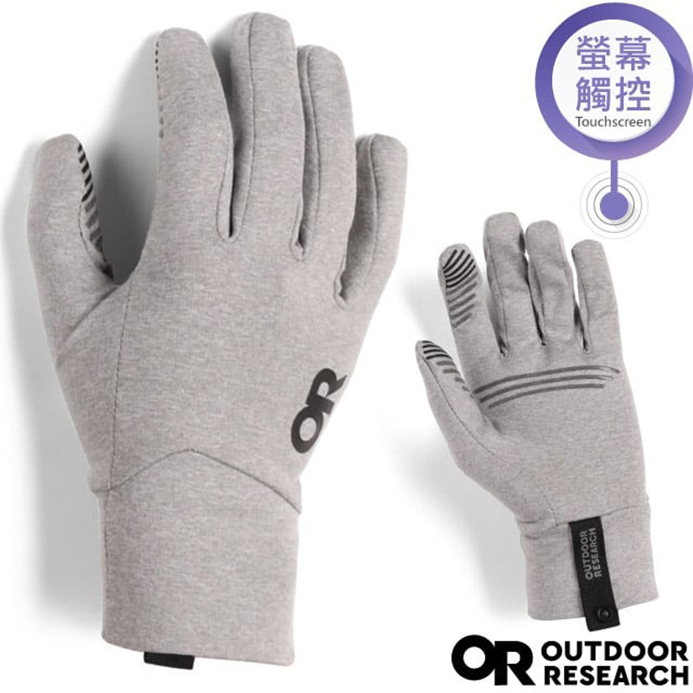 【Outdoor Research】女 Vigor Lightweight 輕量級透氣保暖智慧抓絨手套/OR300561-1811 鉛錫灰