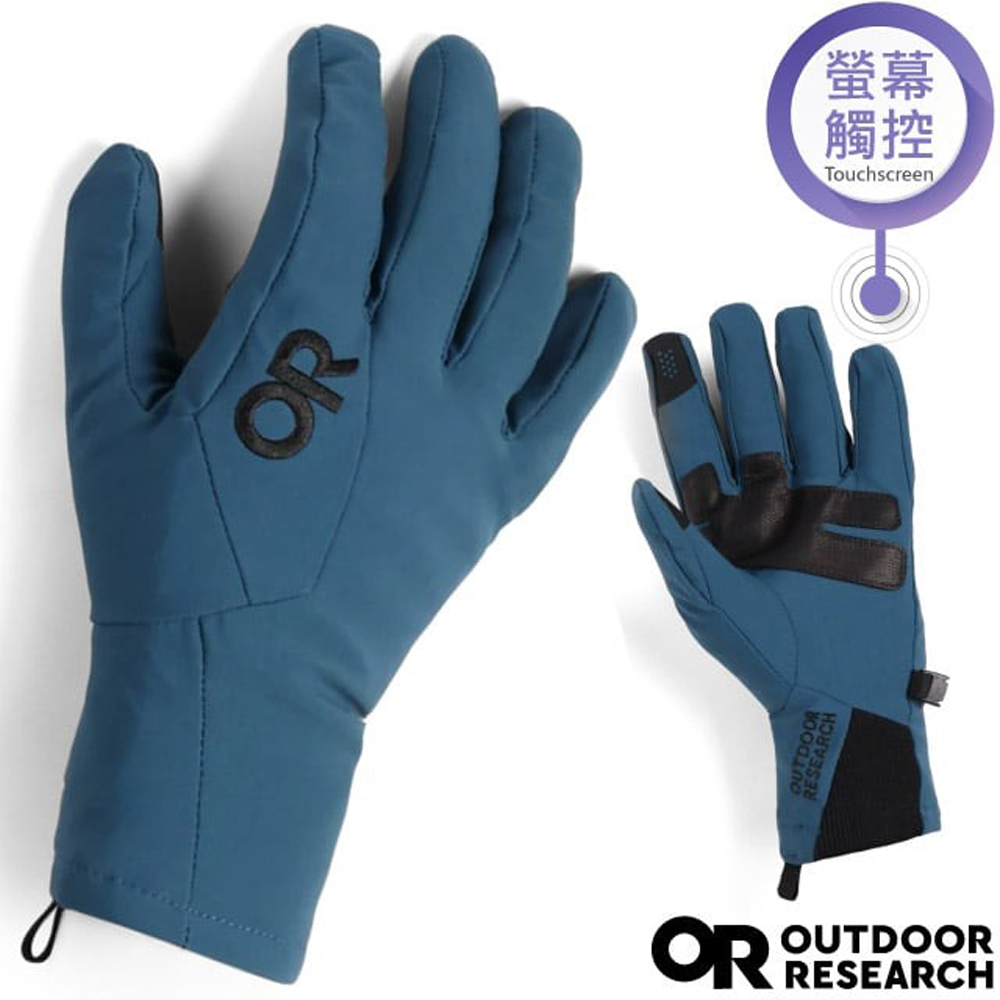 【Outdoor Research】女 Sureshot Softshell Gloves 防水透氣保暖手套/OR300023-2447 海港藍