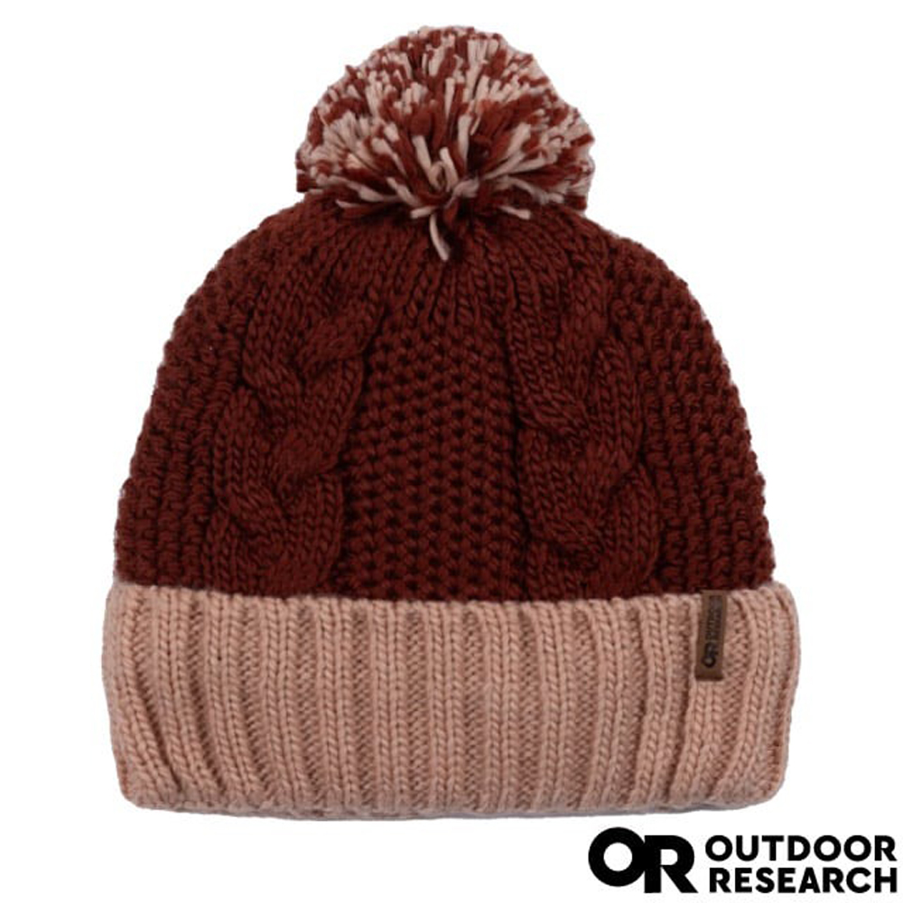 【Outdoor Research】女 Liftie VX Beanie 保暖針織毛線帽/OR300122-2551 純淨粉/磚紅