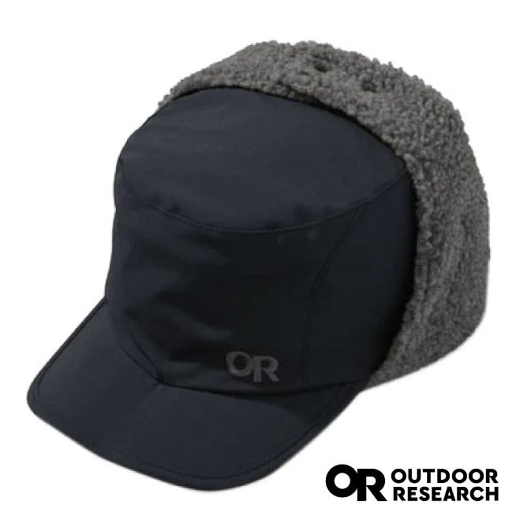 【Outdoor Research】WHITEFISH HAT 輕量透氣排汗保暖護耳帽子(內附收納式口罩)/283252-0001 黑