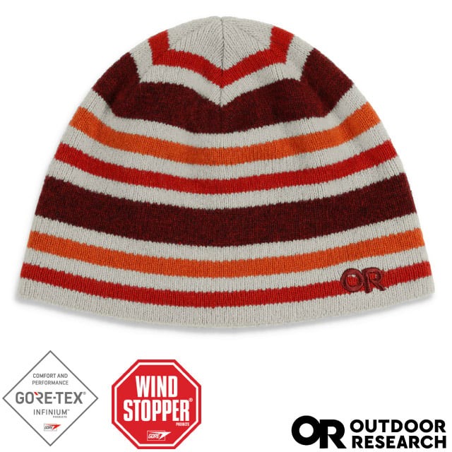 【Outdoor Research】GTX Spitsbergen Beanie 防風透氣快乾保暖羊毛帽子/OR300038-0465 磚紅