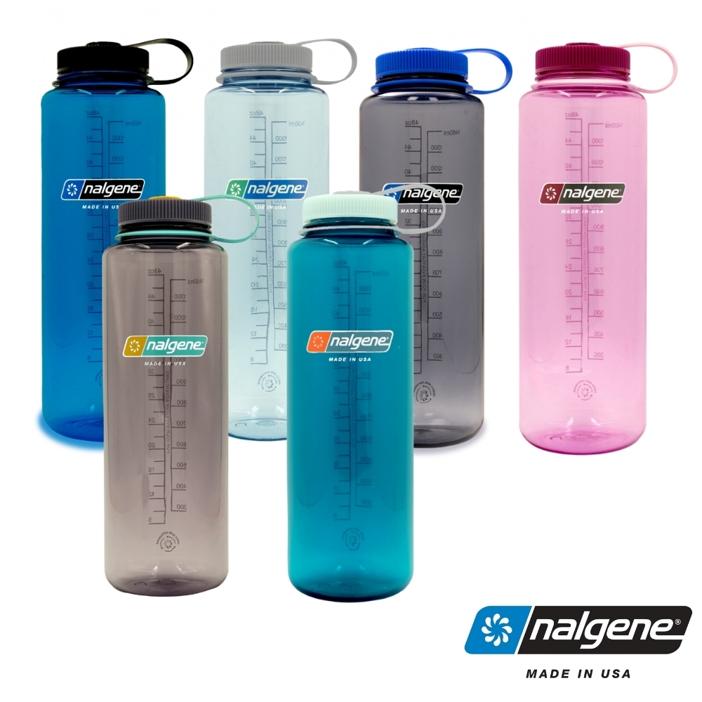 Nalgene Sustain 寬嘴水壼 1500cc 煙霧灰/灰藍/水藍