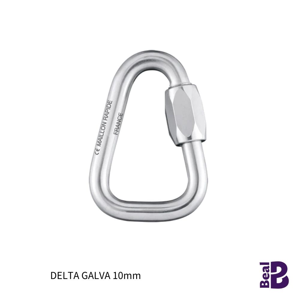 BEAL DELTA GALVA 鋼製三角形環扣 10mm MMDZ10