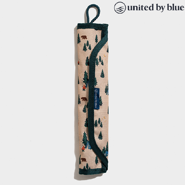 United by Blue 814-037 Straw Kit 防潑水吸管收納包組 印花米色