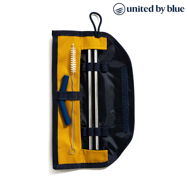 United by Blue 814-093 Straw Kit 防潑水吸管收納包組 / 157-芥黃