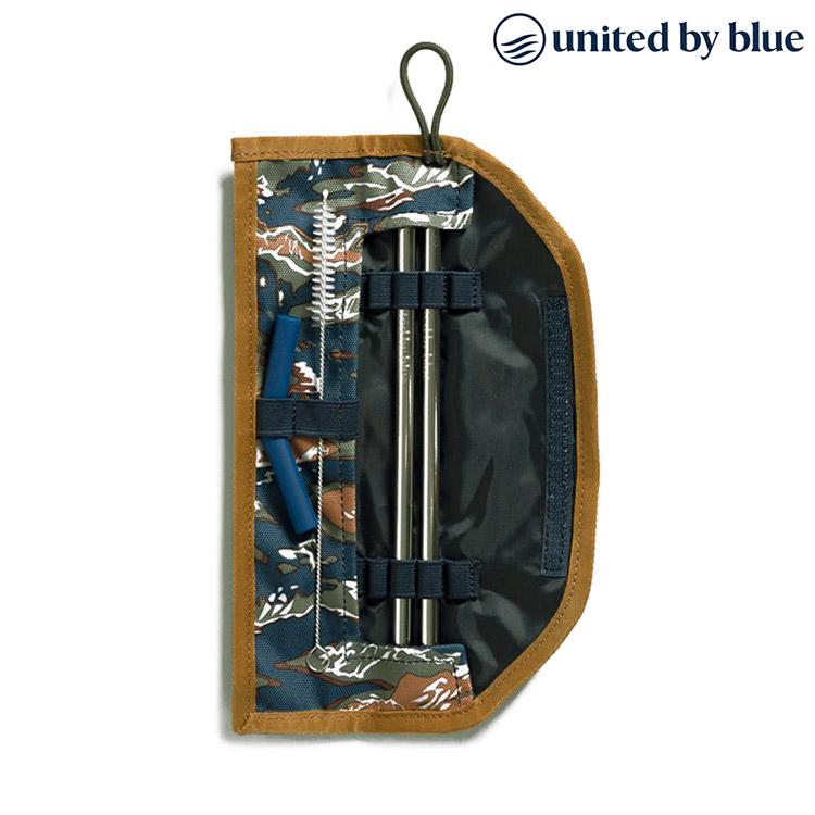 United by Blue 814-037 Straw Kit 防潑水吸管收納包組 / 134-印花夜藍