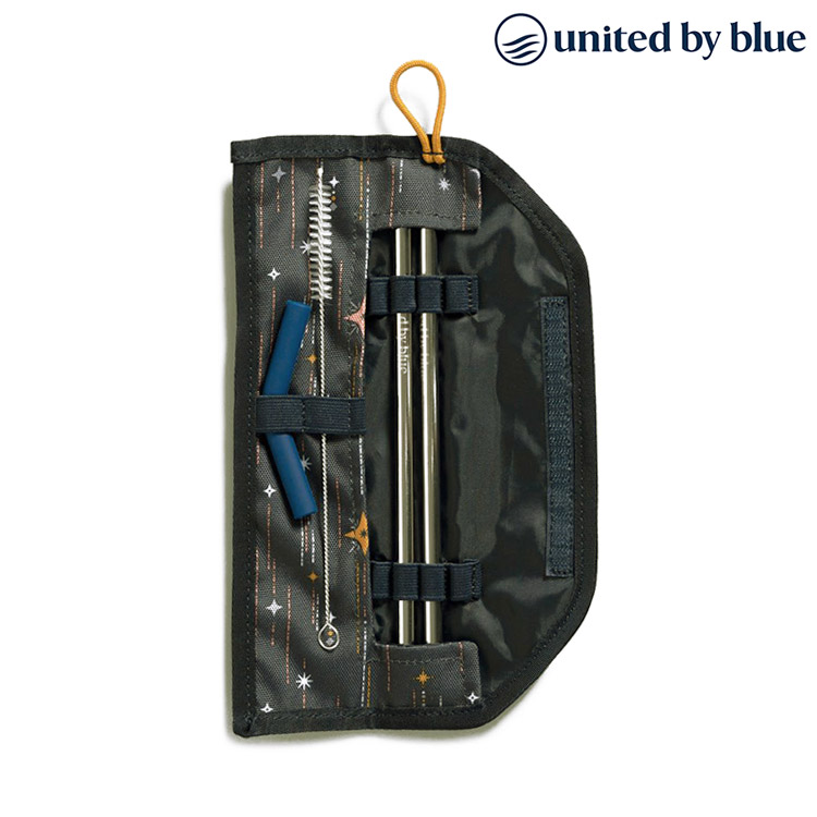 United by Blue 814-037 Straw Kit 防潑水吸管收納包組 / 226-印花星空藍
