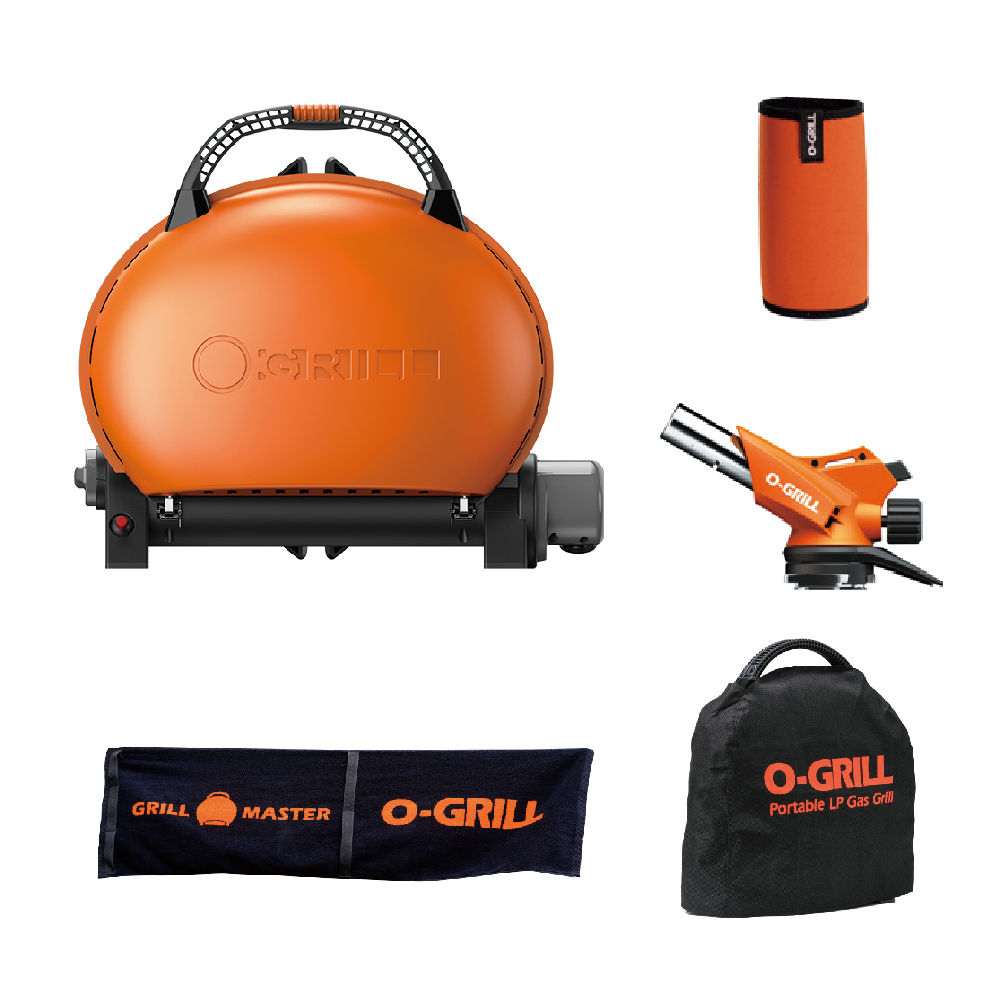 O-GRILL 500-E美式時尚可攜式瓦斯烤肉爐-輕型包套