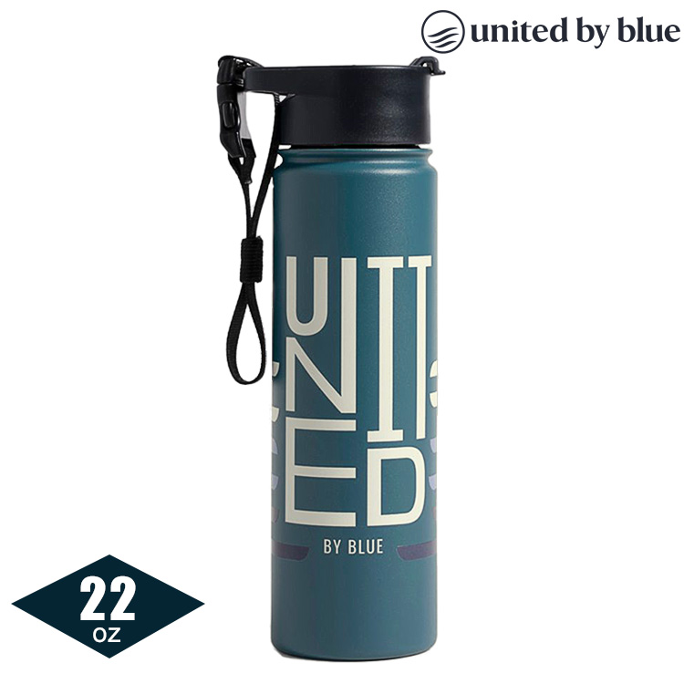 United by Blue 707-279 22oz 不鏽鋼保溫瓶/140-孔雀藍