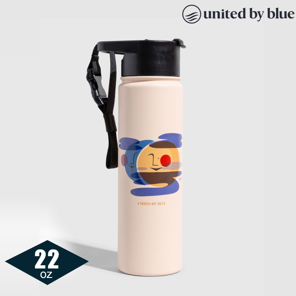United by Blue 707-279 22oz 不鏽鋼保溫瓶 / 288-月亮-奶油色