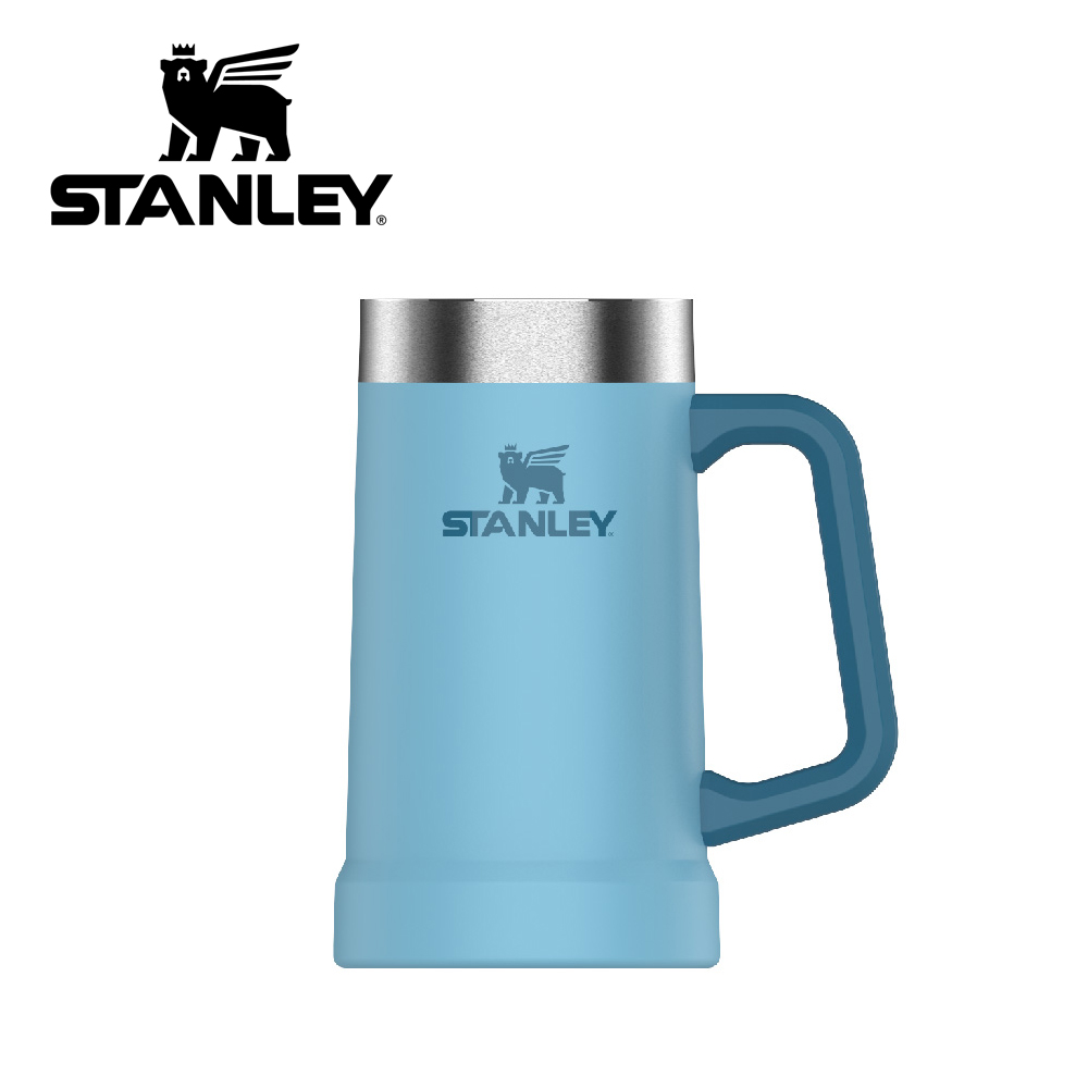 美國STANLEY 冒險系列 真空啤酒杯 24oz/ 湖水藍