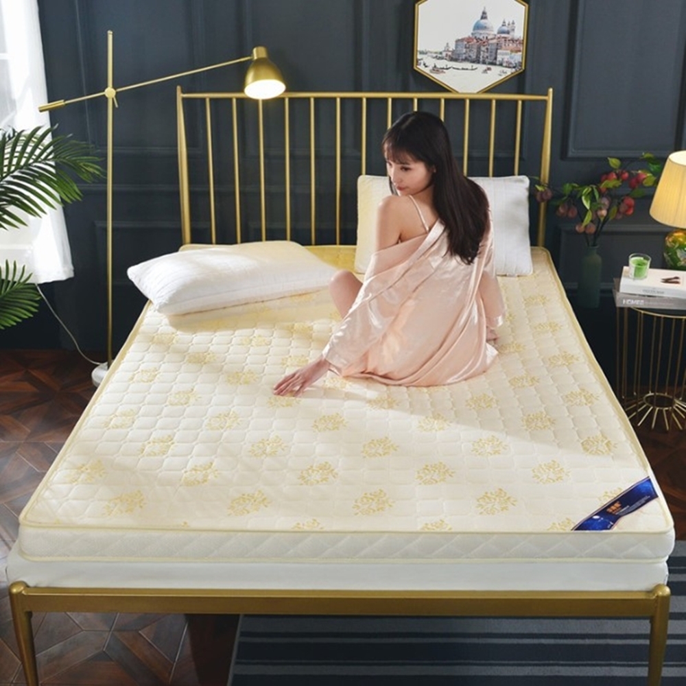 針織白纖維棉租屋雙人加大床墊180*200cm厚度8cm