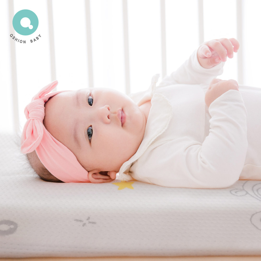 【QSHION】嬰兒透氣水洗床墊 (W60xL120x5CM)(100%台灣製造)