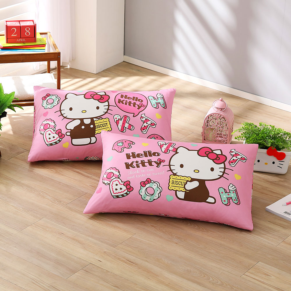 鴻宇 抗菌枕套2入 美國棉 日本抗菌Hello Kitty 多款任選