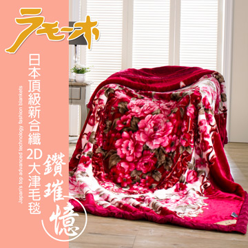 【FOCA鑽璀憶】頂極日本2D拉舍爾超細纖維雙層保暖舒毯(大尺寸180x230cm)