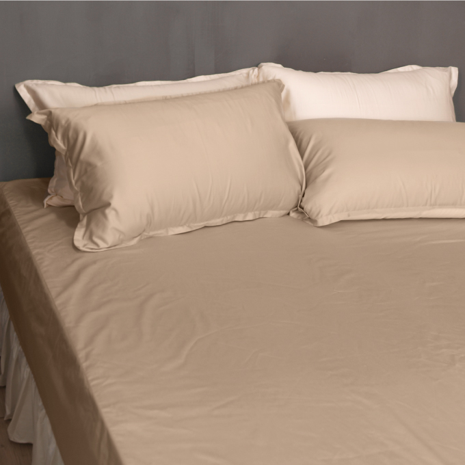 【LITA麗塔寢飾】60支紗100%精梳棉 雙人特大床包枕套三件式 特調系列-共2色