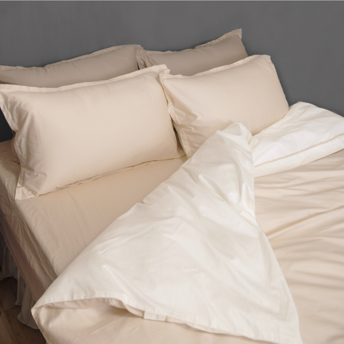 【LITA麗塔寢飾】60支紗100%精梳棉 單人床包兩用被套三件式 特調系列-共2色