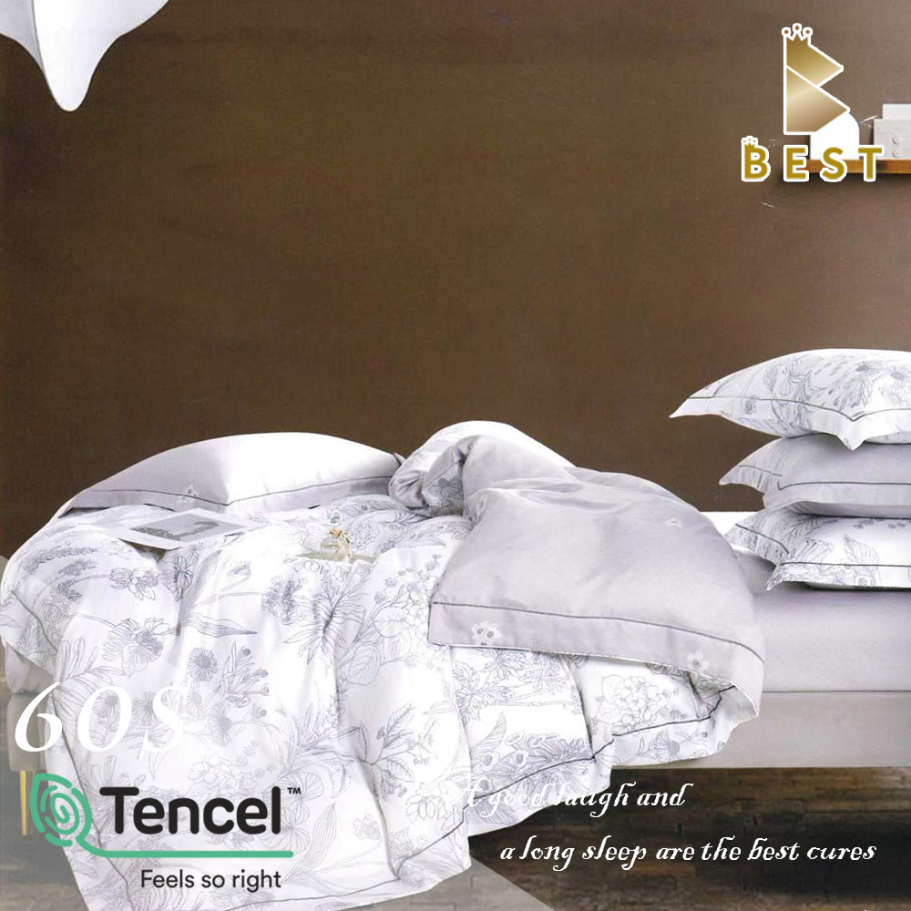 【BEST貝思特】雙人60支頂級天絲八件式床罩組 100%TENCEL 桂枝