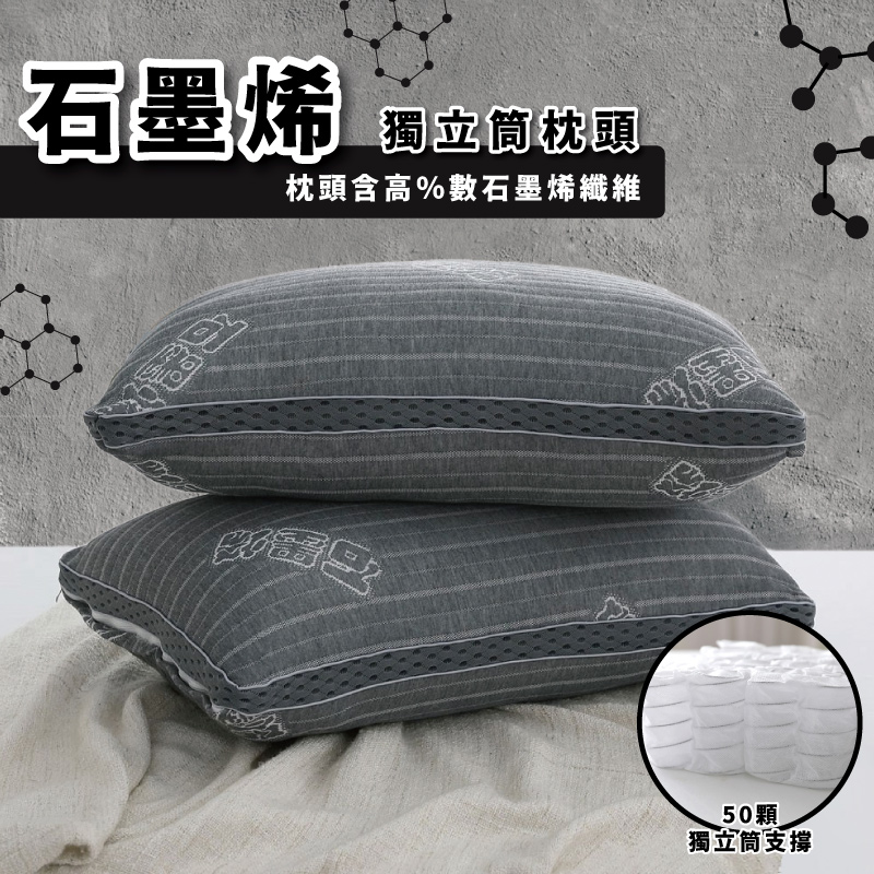 Artis - 石墨烯遠紅外線4D獨立筒枕頭-單入組