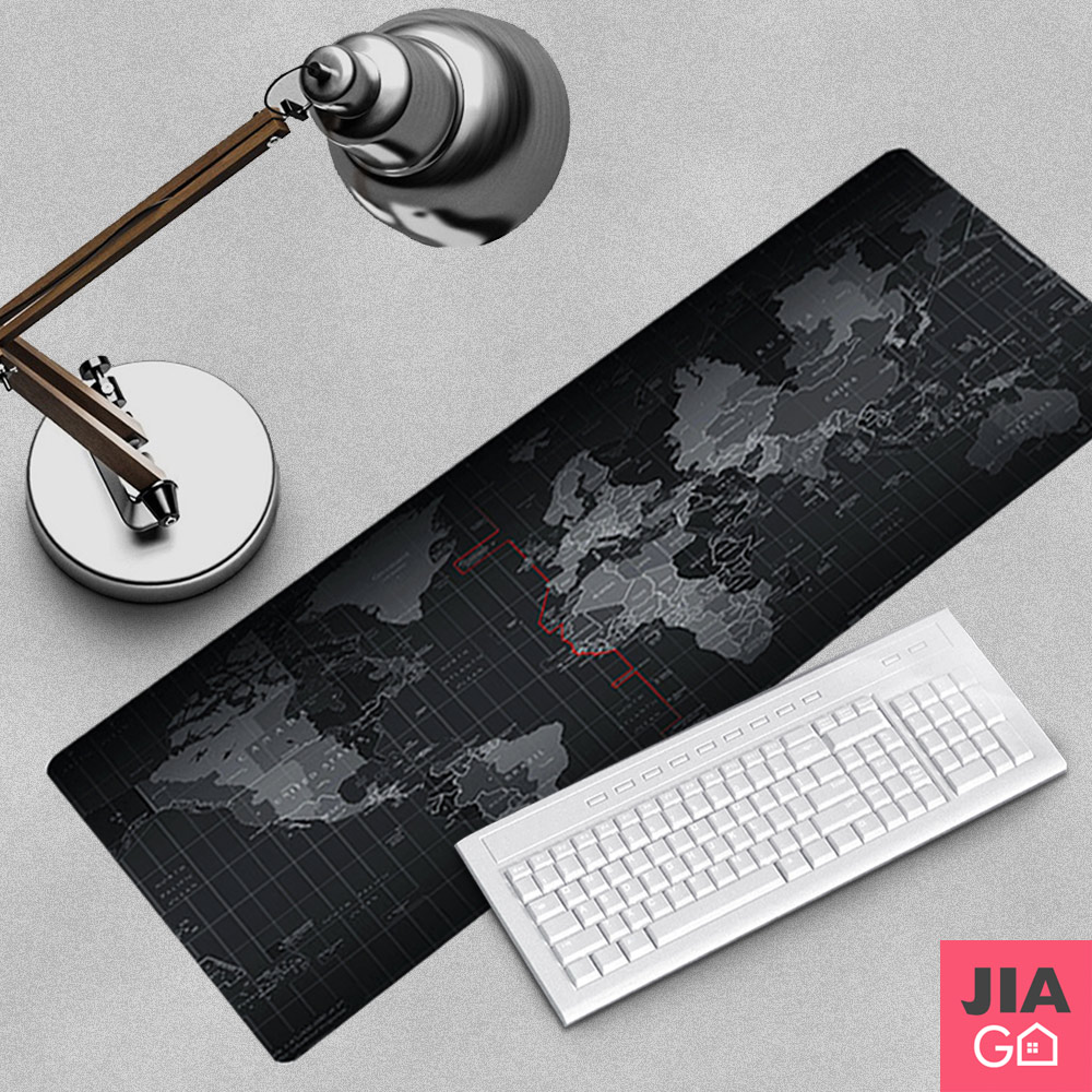 JIAGO 世界地圖多功能滑鼠桌墊80x30cm