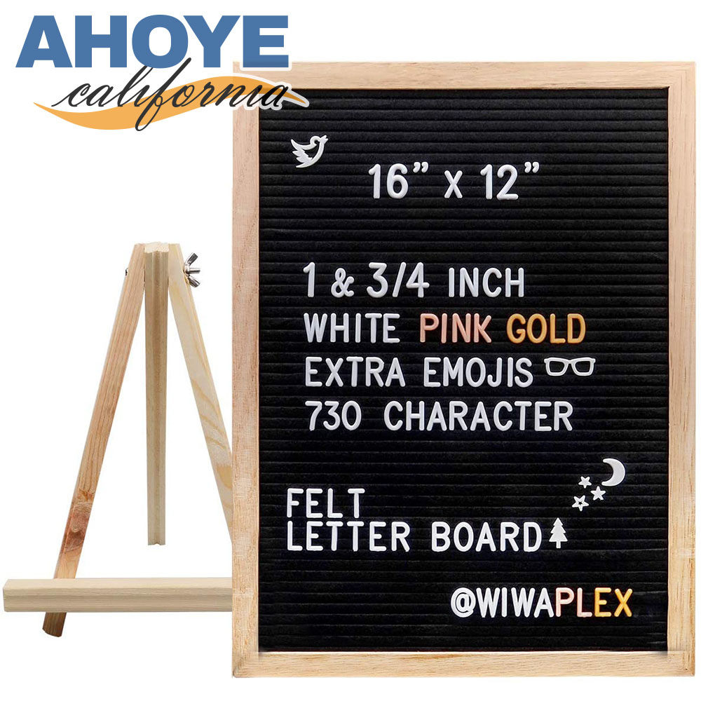 【Ahoye】桌面站立留言板 (20*30cm-無磁性) 小黑板