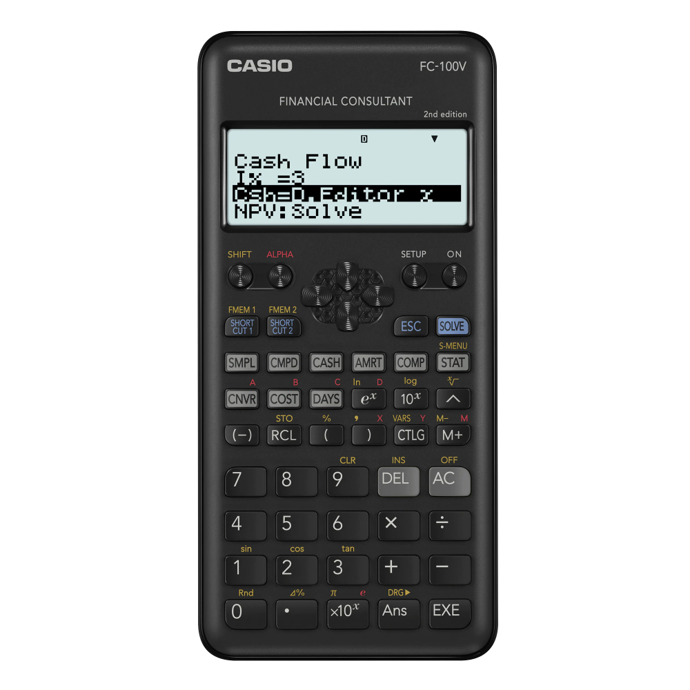 Casio卡西歐 財務型計算機 FC-100V-2