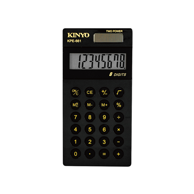 KINYO口袋型計算機KPE661