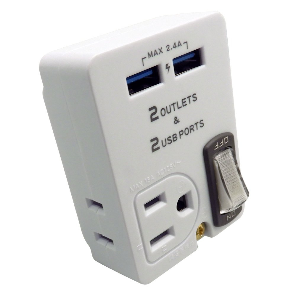 【動力公牛】PB-60U節能2 USB+2插 分接插座