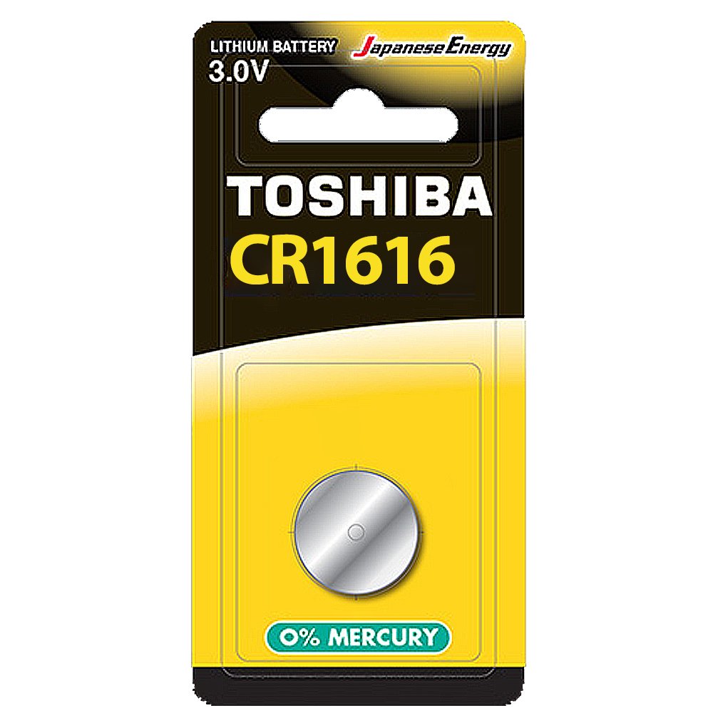 【東芝Toshiba】CR1616鈕扣型 鋰電池1粒裝 4入