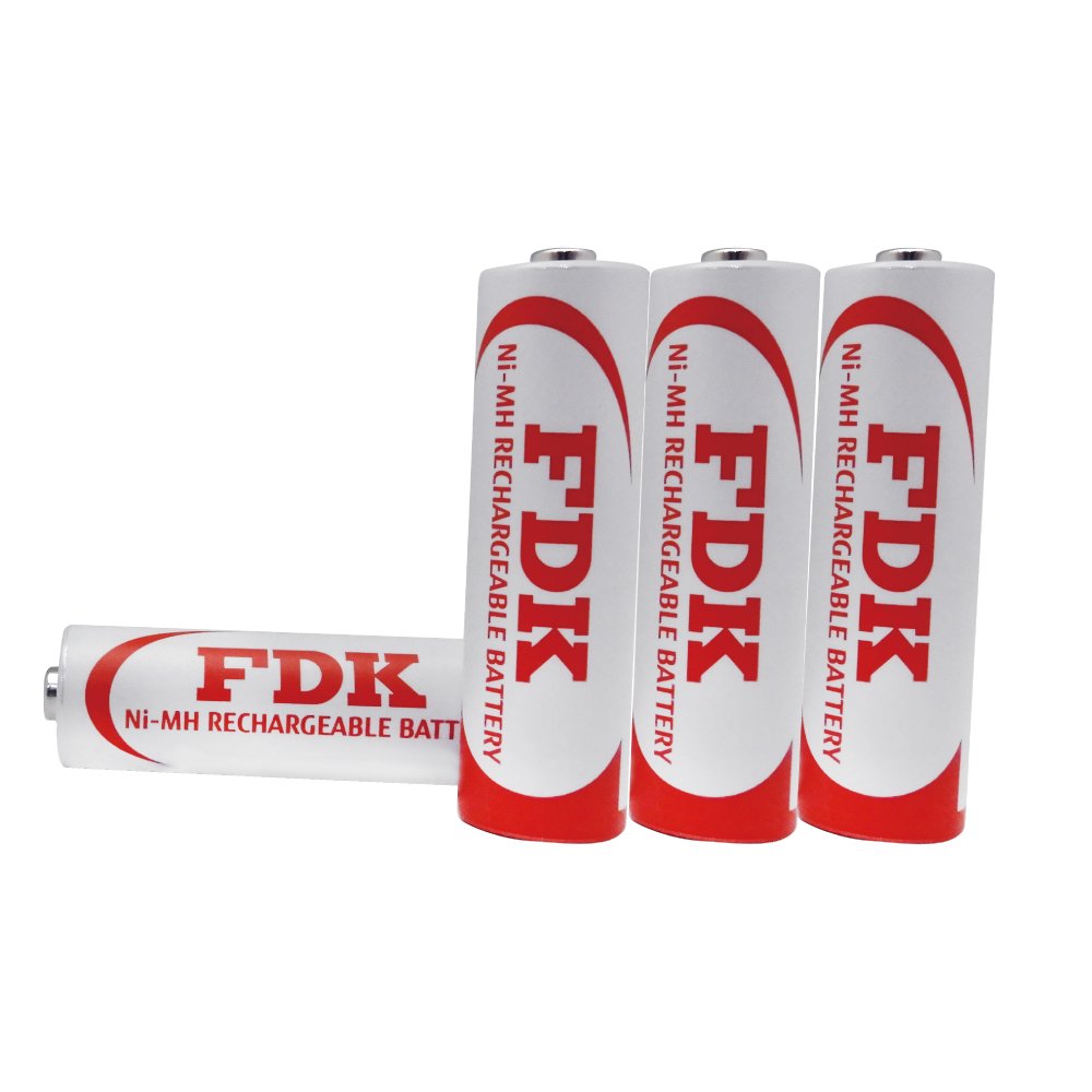 【FDK】日本製2000mAh鎳氫 充電電池3號(AA)4入 低自放電