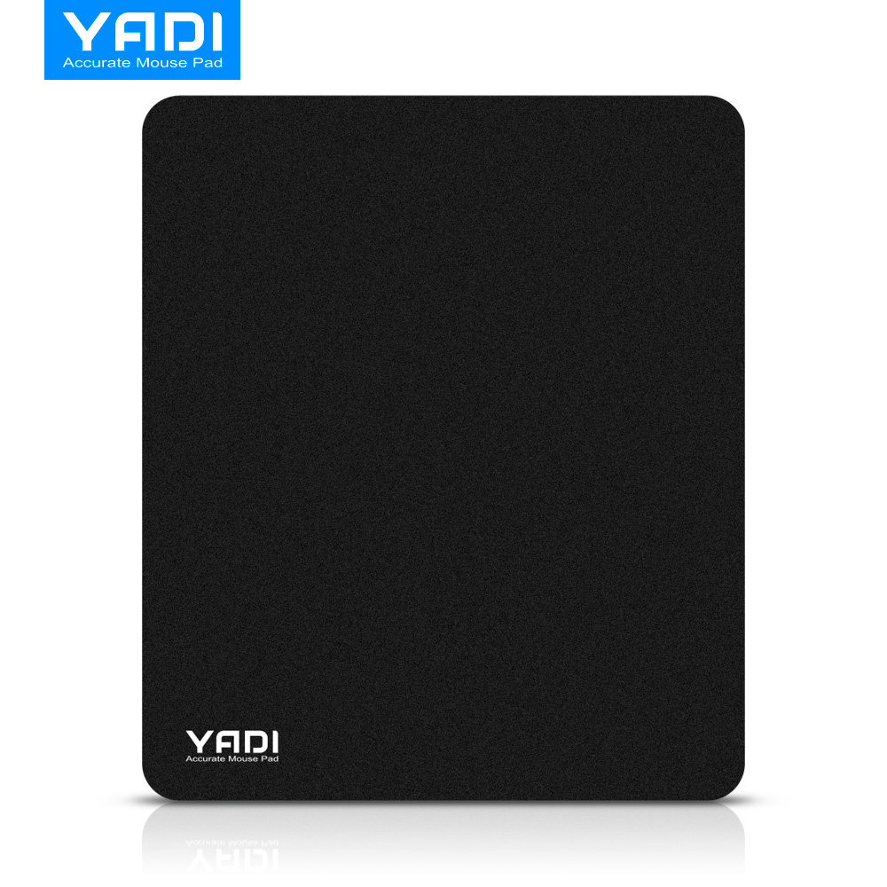 【YADI】高滑順光學滑鼠墊、極簡素面-鐵黑