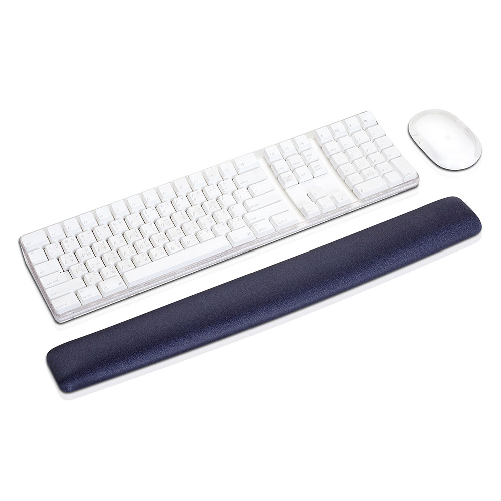 【YADI】高緩壓機能、紓壓、舒緩、護腕鍵盤墊-藍黑