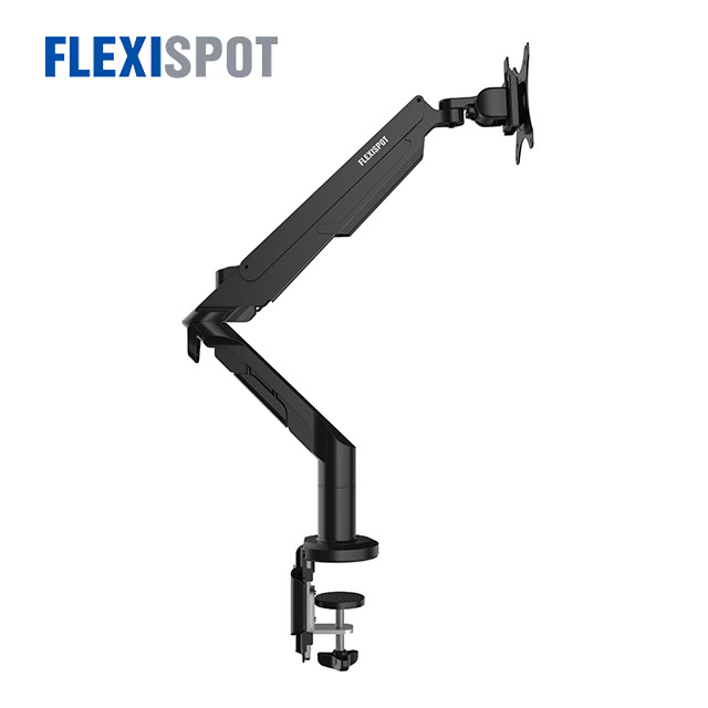 Flexispot 單螢幕懸浮旋臂支架 - 黑色
