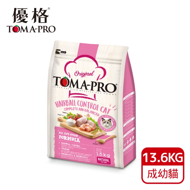 TOMA-PRO 優格-成幼貓 雞肉+米 13.6kg