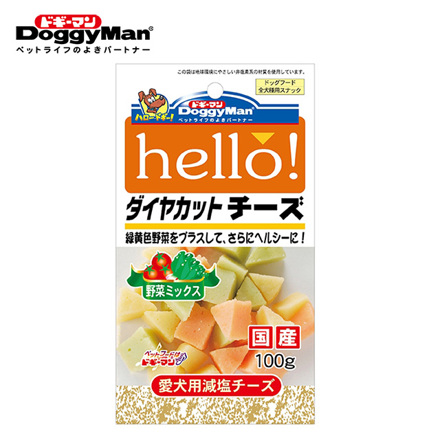 Doggyman 犬用Hello角切野菜起司塊100g
