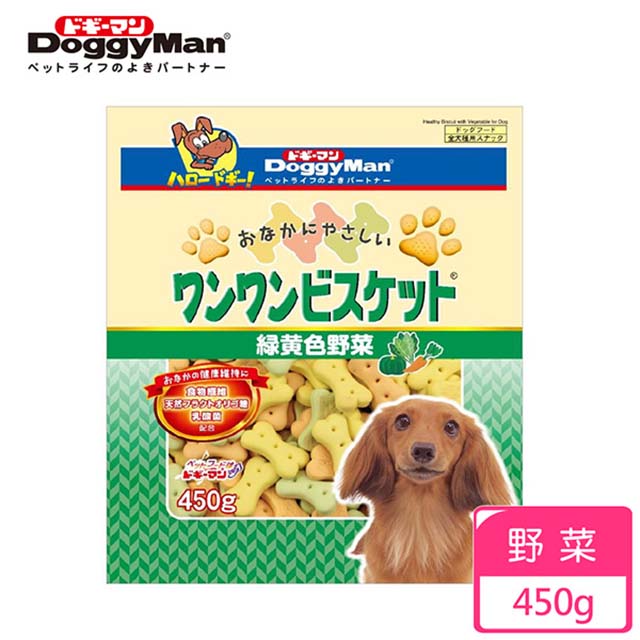 Doggyman 犬用寡糖添加野菜消臭餅乾 450g