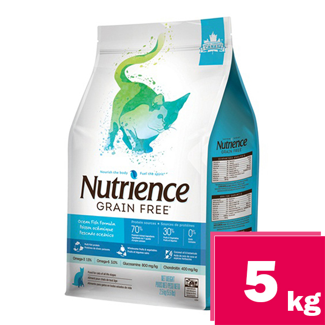 紐崔斯Nutrience無穀養生貓(六種魚)配方 5kg