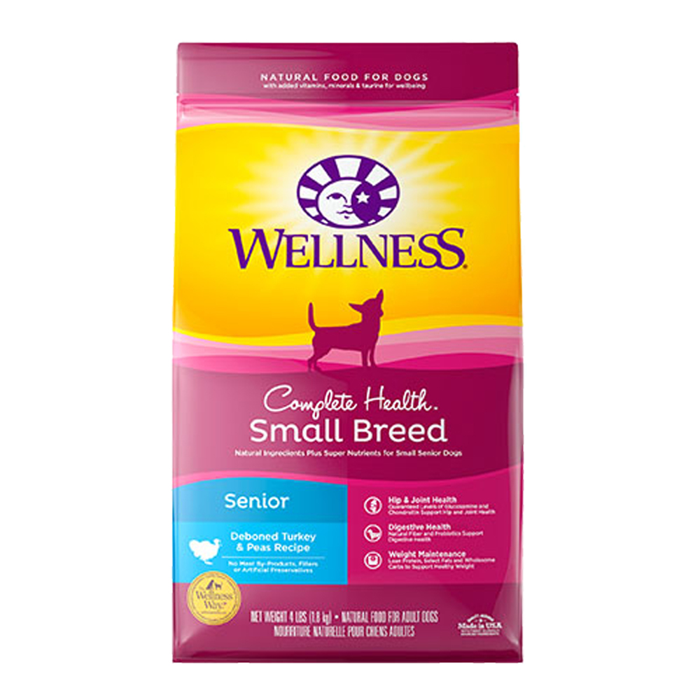 WELLNESS寵物健康-全方位小型熟齡犬特調照護食譜4LB