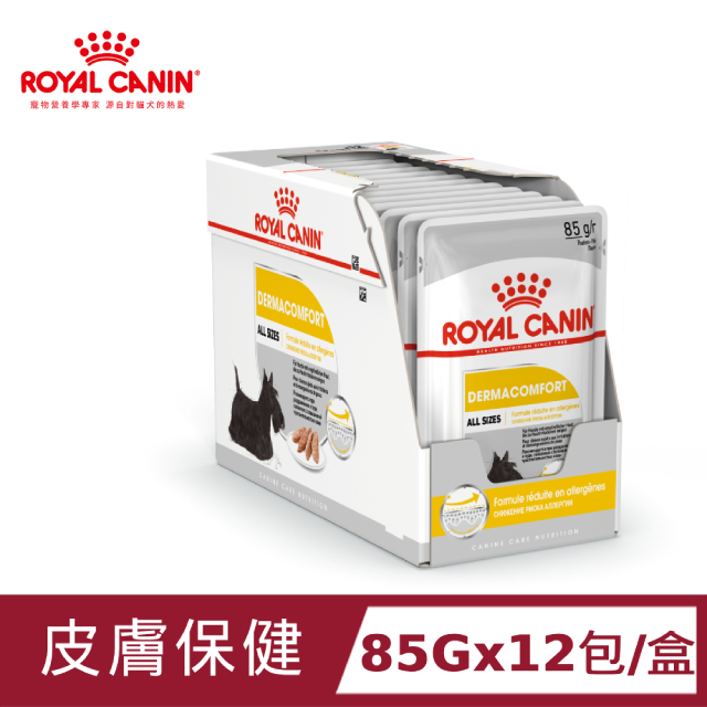【法國皇家】皮膚保健犬濕糧DMW 85Gx12包/盒