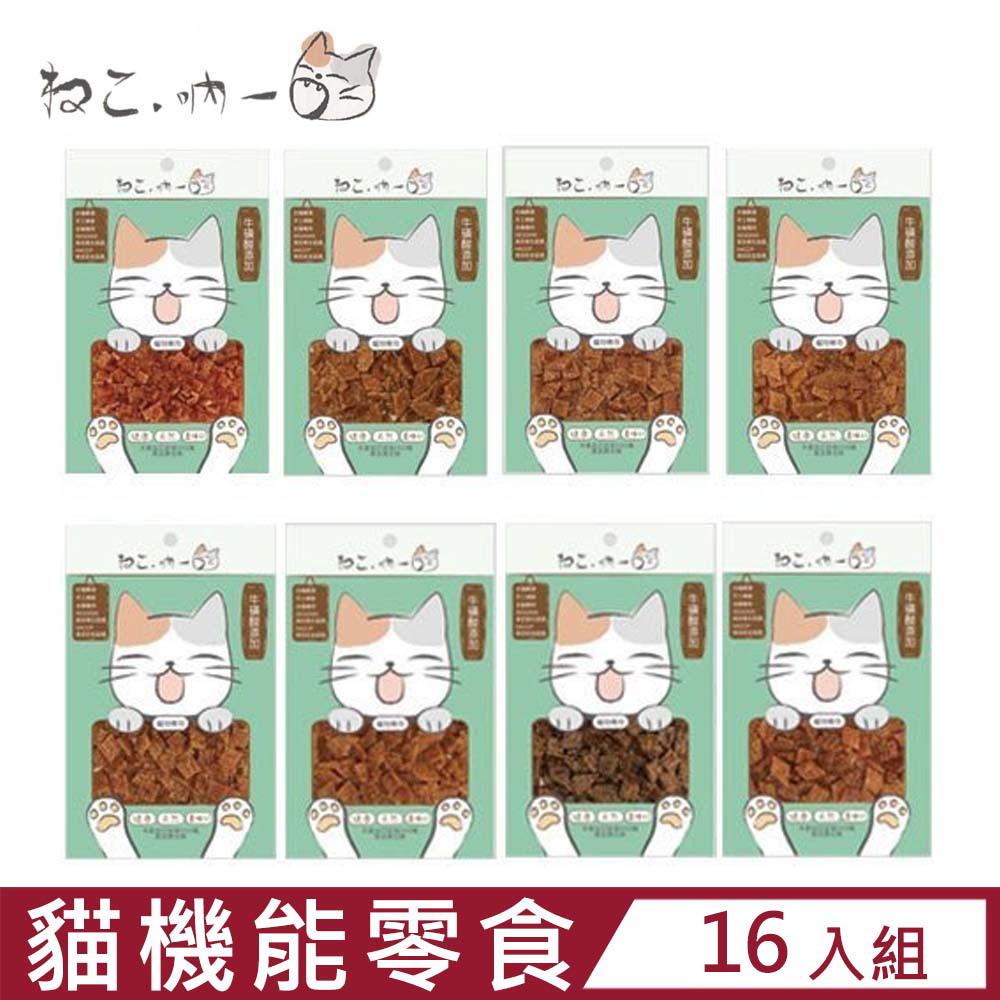 【16入組】吶一口-貓機能零食 25-40g 全貓種用